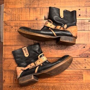 BED‎ STU Cash Buckle Ankle Boots